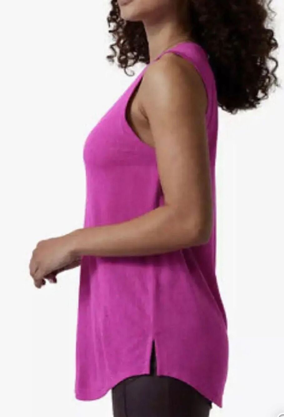 ATHLETA Breezy Tank Fuchsia Purple Small Style #228706